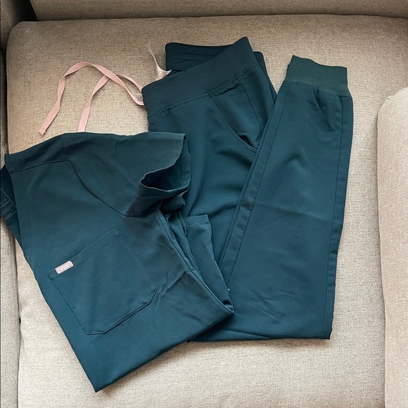 Figs Pants - Figs Dark Green Jogger Pants